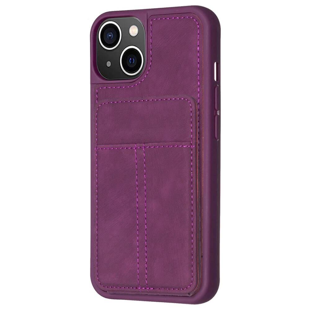 Cover-Discount  iPhone 15 Plus - Kickstand Case Mit Kartenfächer 