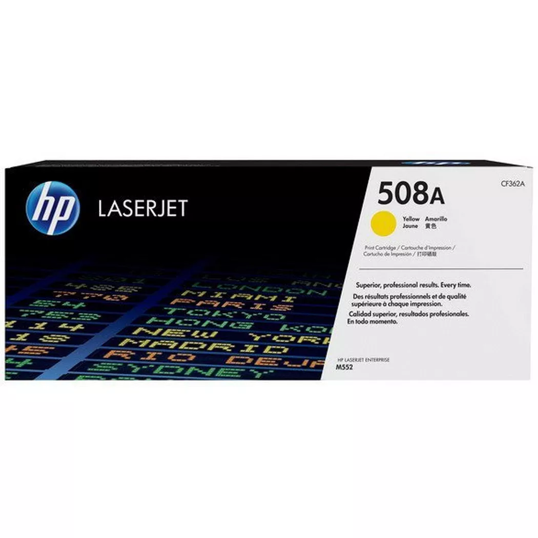 Hewlett-Packard – HP Toner-Modul 508A yellow CF362A CLJ Enterprise M552 5000 S., One Size