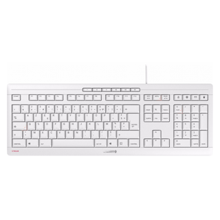 Cherry  STREAM tastiera Ufficio USB AZERTY Francese Bianco 