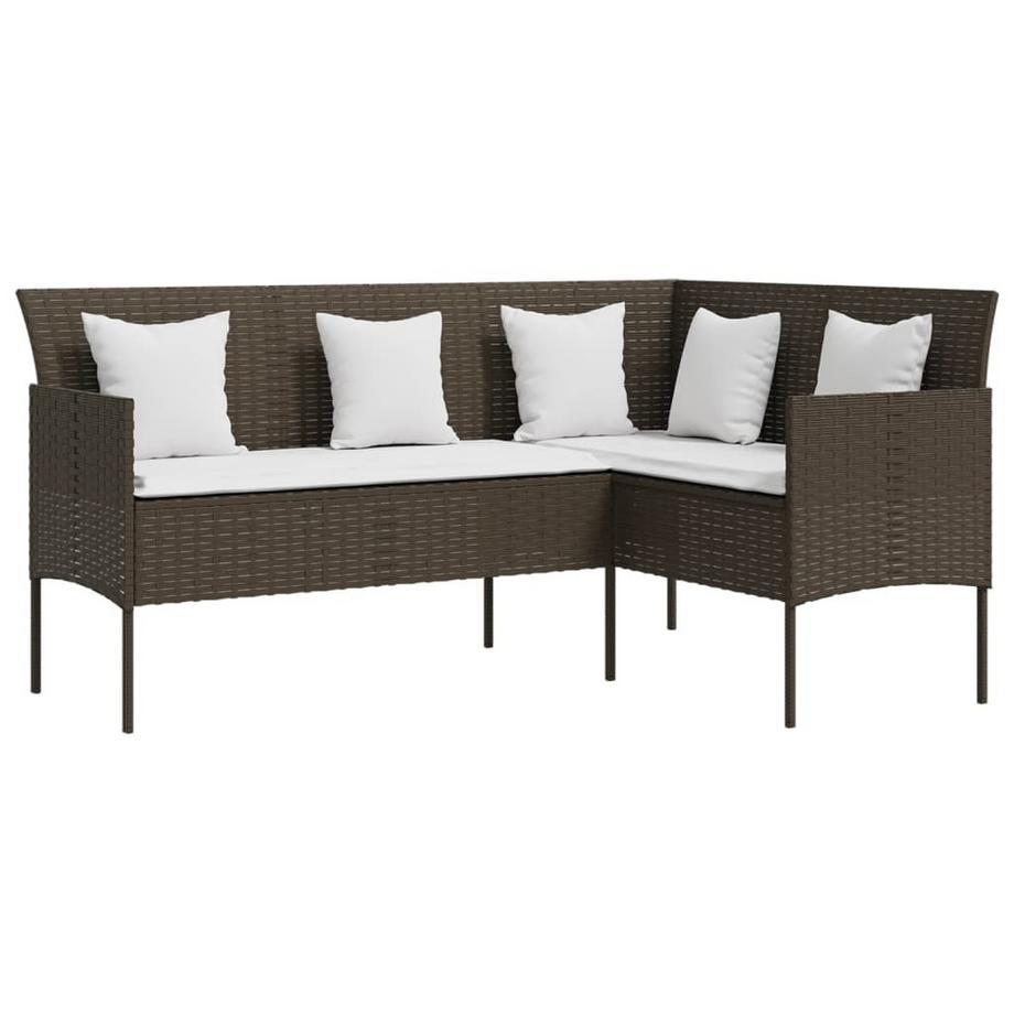 Gartensofa poly-rattan