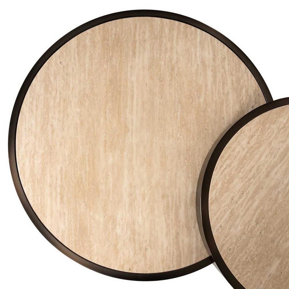 mutoni Table basse Ronson (lot de 2)  