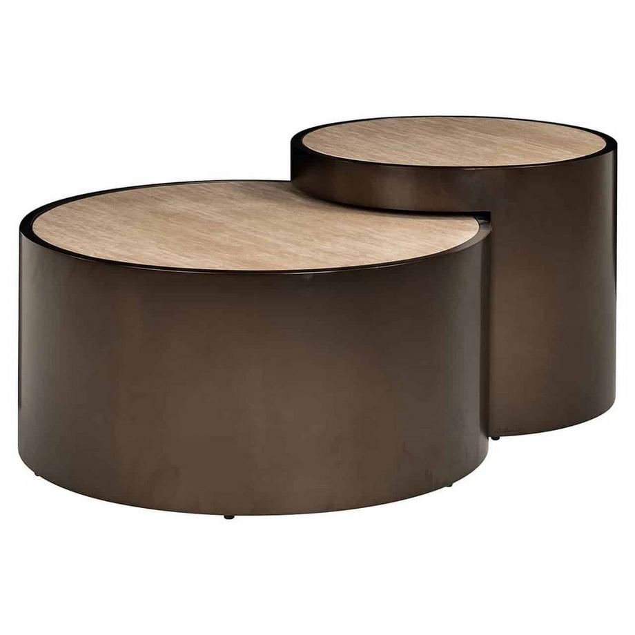 mutoni Table basse Ronson (lot de 2)  