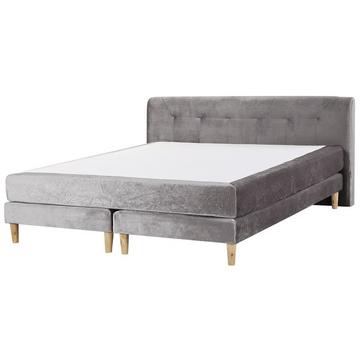 Boxspring Bett aus Samtstoff Modern MARQUISE