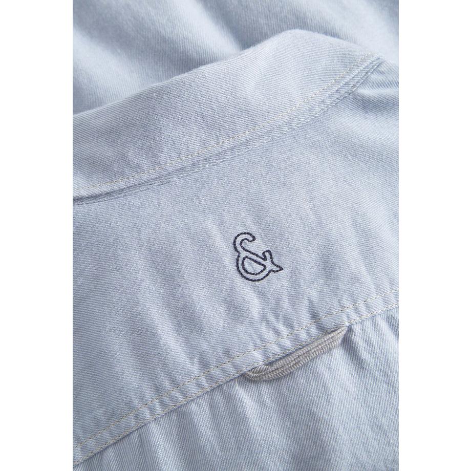 Colours & Sons Chemise à manches longues en twill brossé  