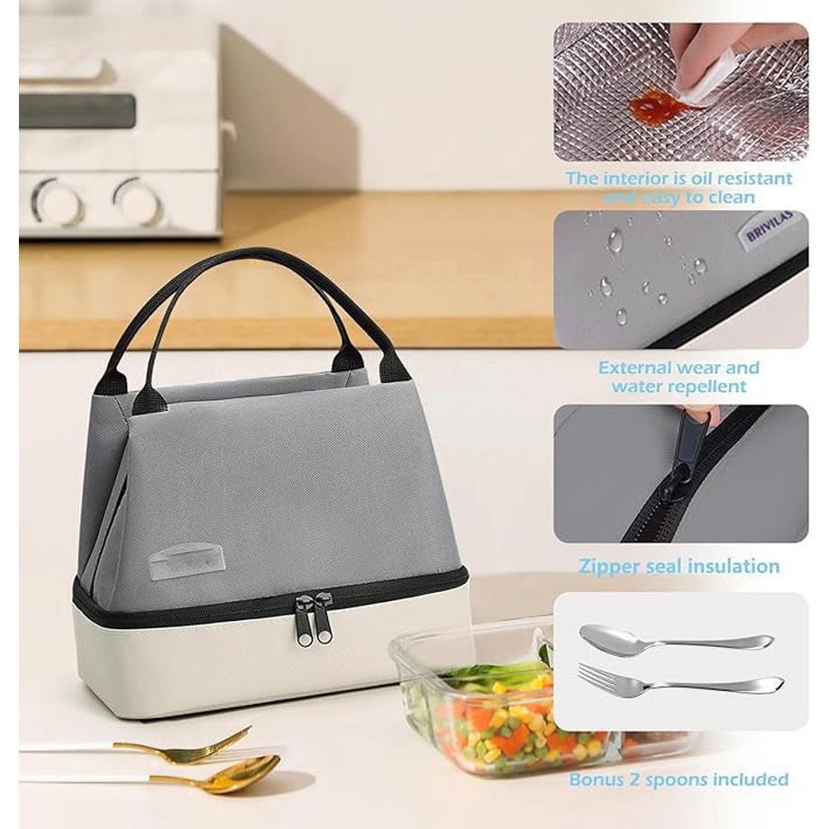 Only-bags.store  Tragbare isolierte Tasche, für Outdoor-Picknick-Reisen 