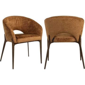 Chaise de salle à manger Kenzi cognac fusion