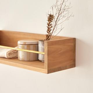 Tikamoon Etagère de salle de bain en teck massif 60 cm Sasha  