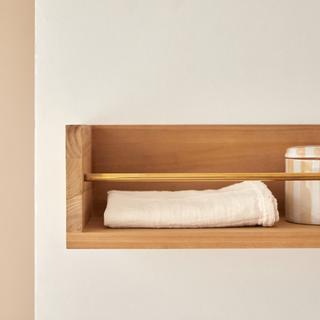 Tikamoon Etagère de salle de bain en teck massif 60 cm Sasha  