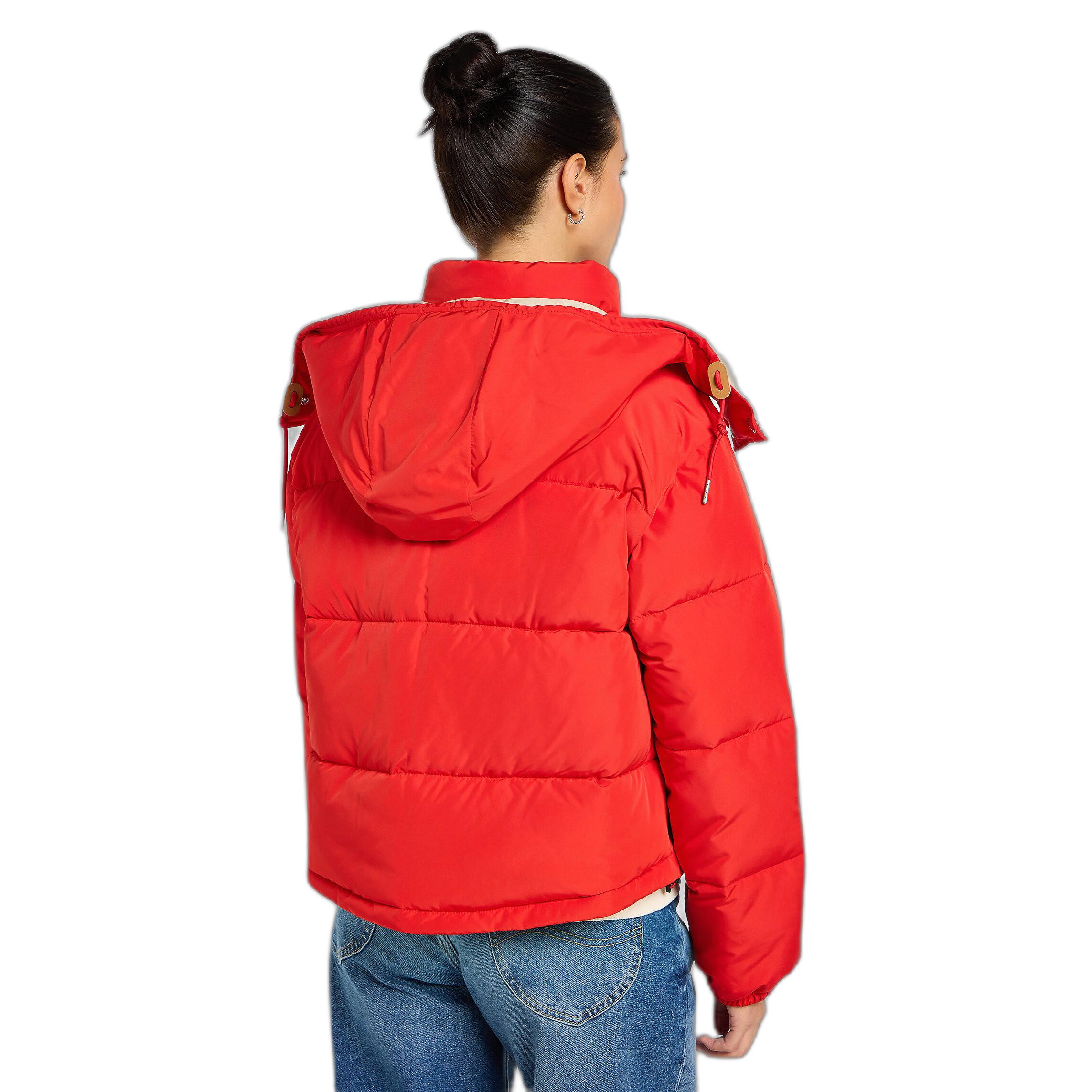 Lee Hooded Short Puffer Jacke  