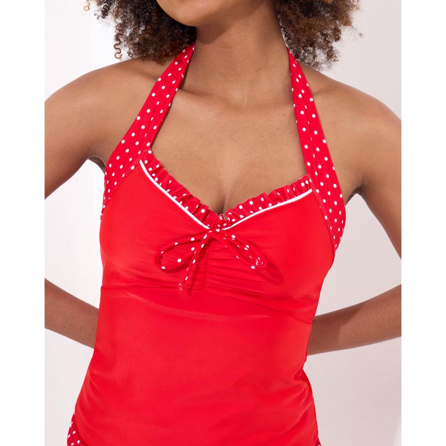 Joe Browns Retro Polka Dot Neckholder Tankini  