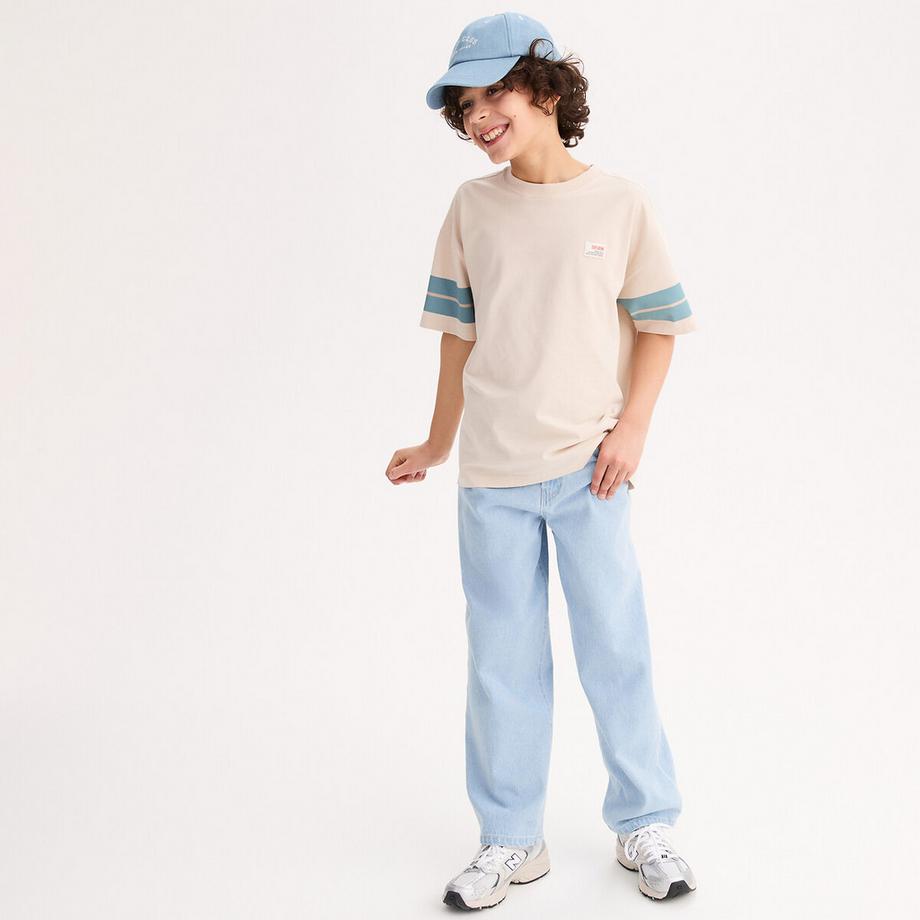 Weite Baggy-Jeans