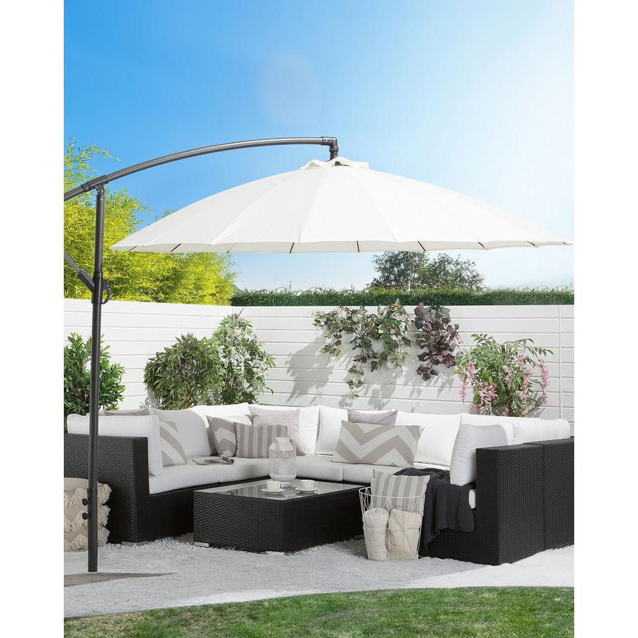 Beliani Ampelschirm aus Stoff  CALABRIA II  