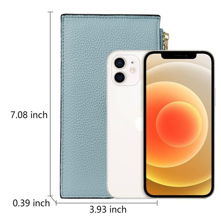 Only-bags.store Portafoglio Slim Blocco RFID con 16 Scomparti per Carte  