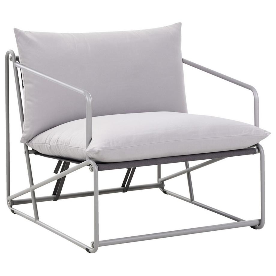 Beliani Lounge Set aus Stahl  PONTE  