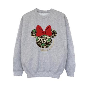 Minnie Mouse Leopard Christmas Sweatshirt