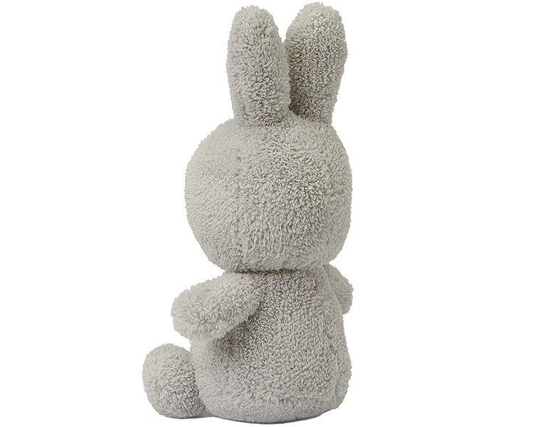 Bon Ton Toys  Miffy assis en éponge gris clair - 23 cm - 9'' 