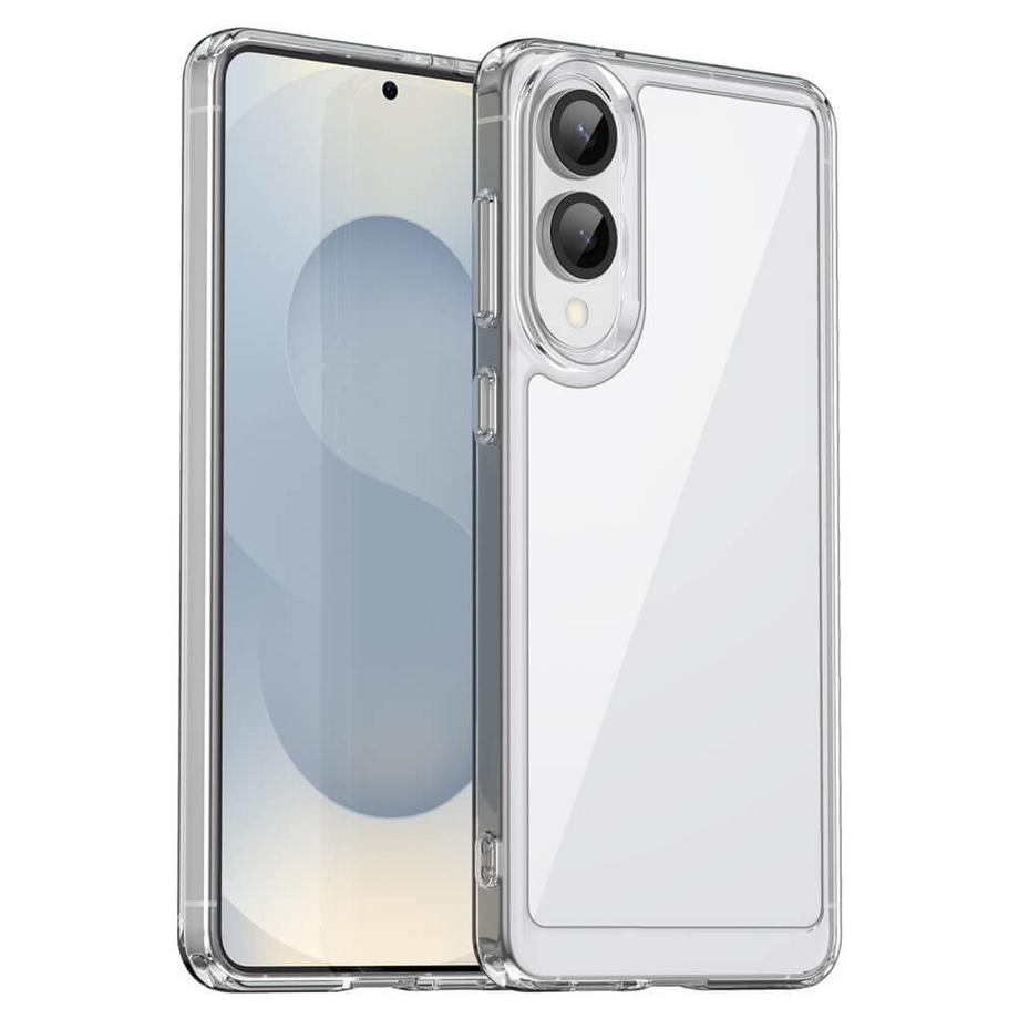 Galaxy S25 Edge - Schützende Acryl-Handyhülle mit erhöhtem Rand