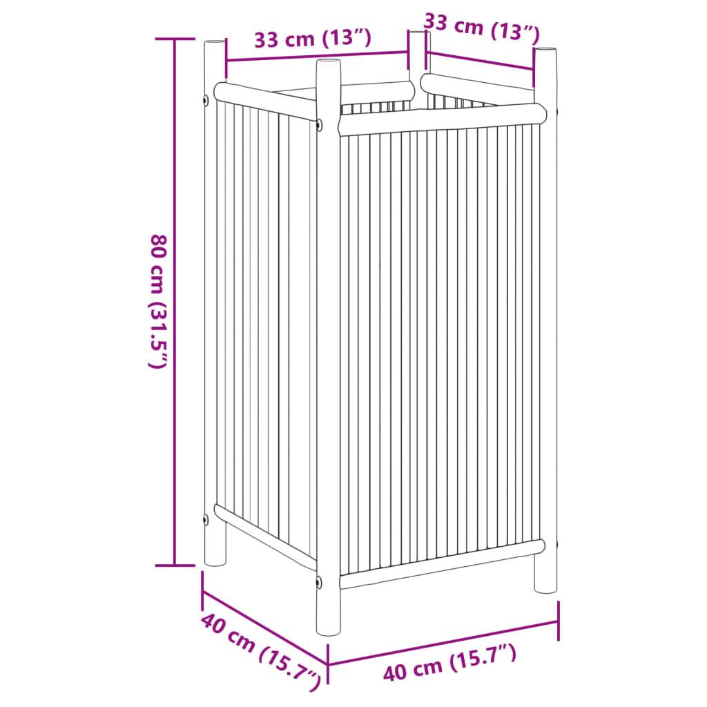 VidaXL Jardinière bambou  