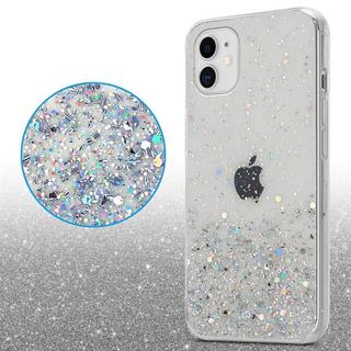 Cadorabo  Hülle für Apple iPhone 11 PRO TPU Silikon mit funkelnden Glitter 