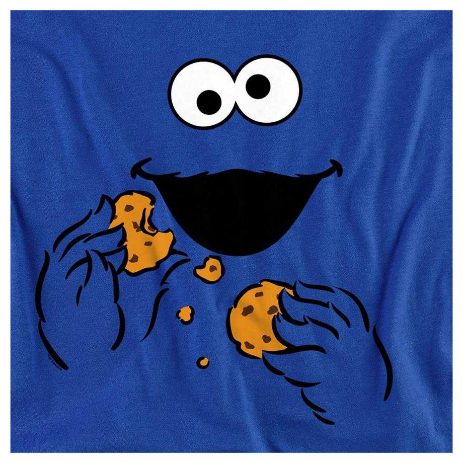 Sesame Street T-Shirt Manches Longues Motif Om Nom  
