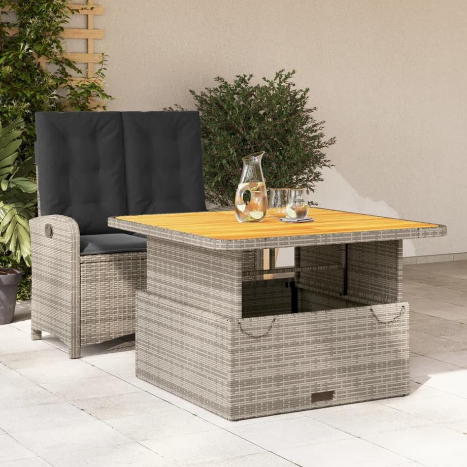 VidaXL set da pranzo da giardino Polirattan  