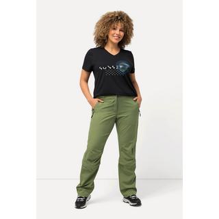 Ulla Popken  Pantalon modulable à système Zipp-Off, longueur ajustable, séchage rapide 