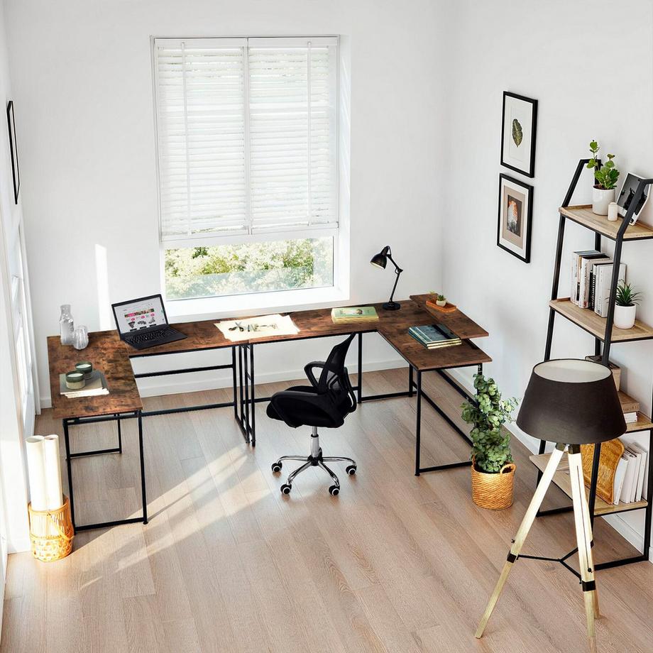 Tectake Bureau MELROSE style industriel  