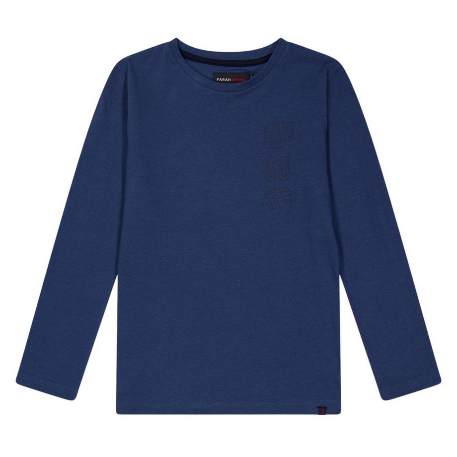 T-ShirtManches Longues Motiftyle Logo Empilé