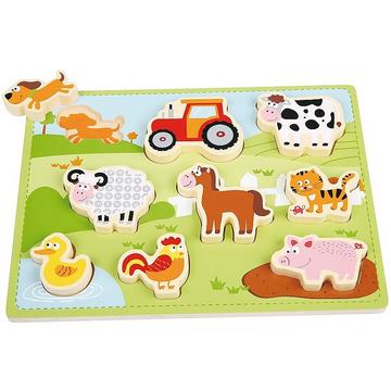 Puzzle Puzzle und Tier-Set (9Teile)