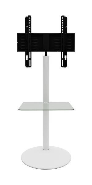 VCM TV Standfuß mit Zwischenboden | Rack Fernseh Ständer | Maße ca. H. 100 x B. 55 x T. 45 cm - Cirla  