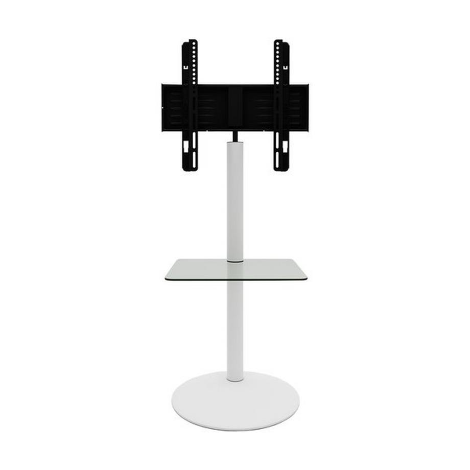 TV Standfuß mit Zwischenboden | Rack Fernseh Ständer | Maße ca. H. 100 x B. 55 x T. 45 cm - Cirla