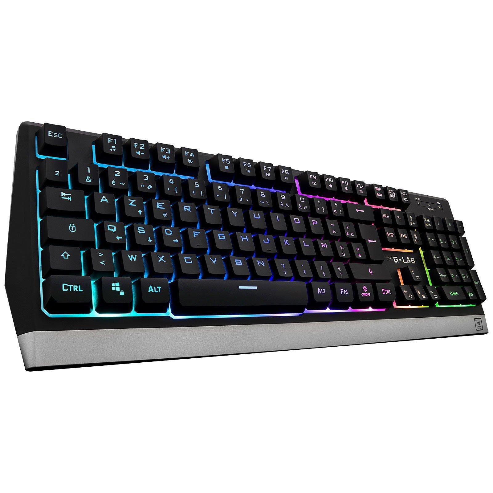 The G-Lab  Clavier et souris sans fil  Combo Tungsten - RGB 