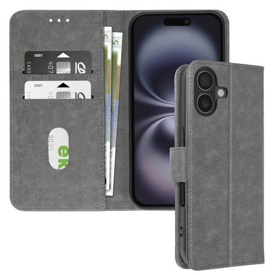 Etui Apple iPhone 16 Plus Grau