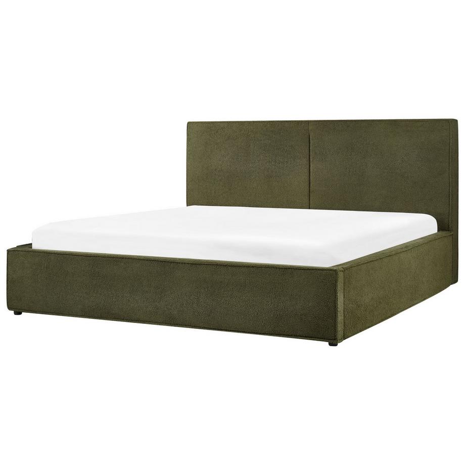 Beliani Lit ottoman en Bouclé Moderne MOISSAC  