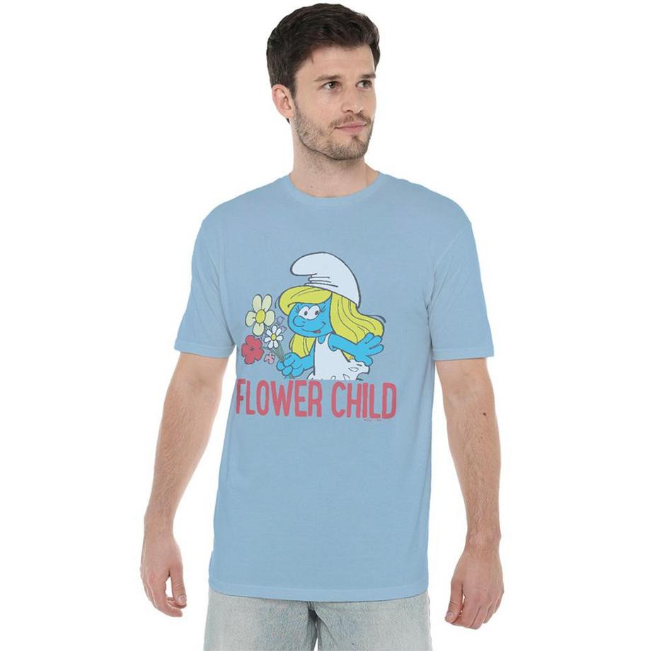 Puffi T-Shirt Grafico Flower Child Puffetta  