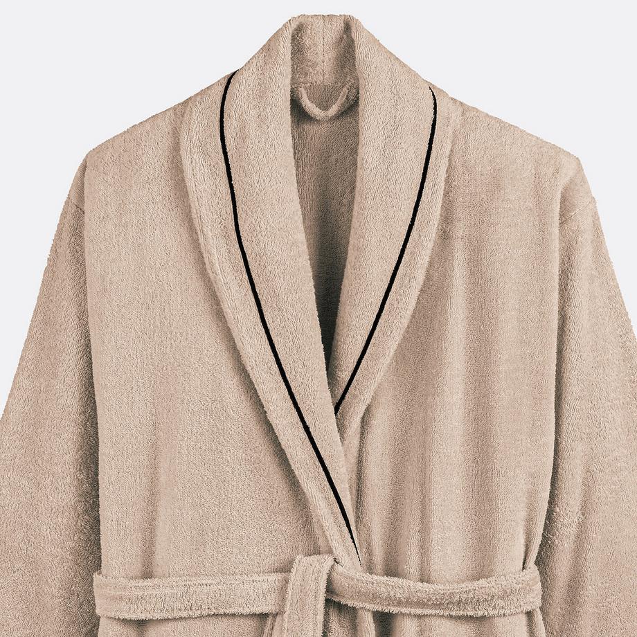 La Redoute Intérieurs Accappatoio adulto Collo a Scialle Cotone Pettinato 400 g/m2 Bademantel für Erwachsene mit Schalkragen aus gekämmter Baumwolle 400 g/m2 