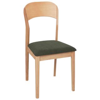 Beliani Lot de 2 chaises de salle à manger en Bois d'hévéa Traditionnel ALVIN  