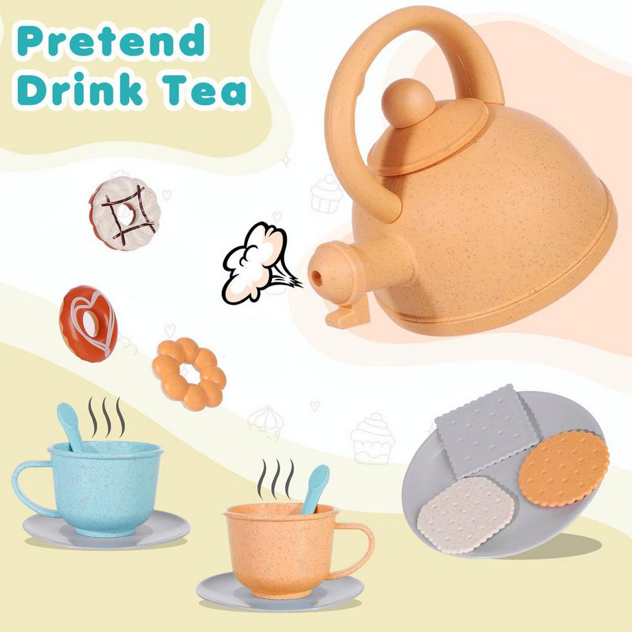 Activity-board  Kinderküchenzubehör, Kinderküchenspielzeug Kochgeschirr, Kinderspielküchenset, Topfset für Rollenspiele 