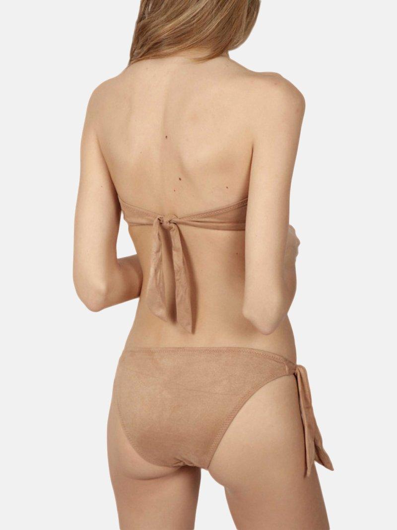 Admas  Ensemble 2 pièces bikini bandeau push-up Sand Desert 