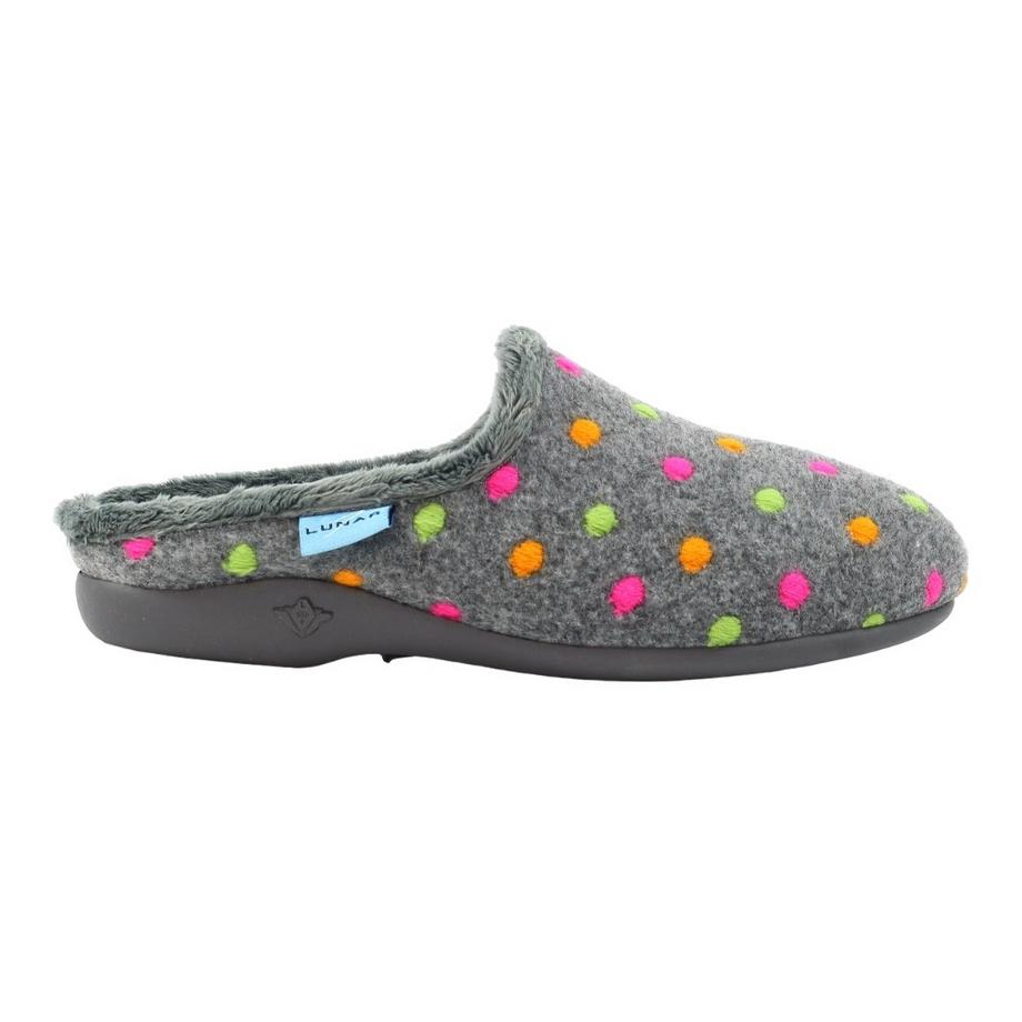 Lunar Peanut Pantofole a Pois  