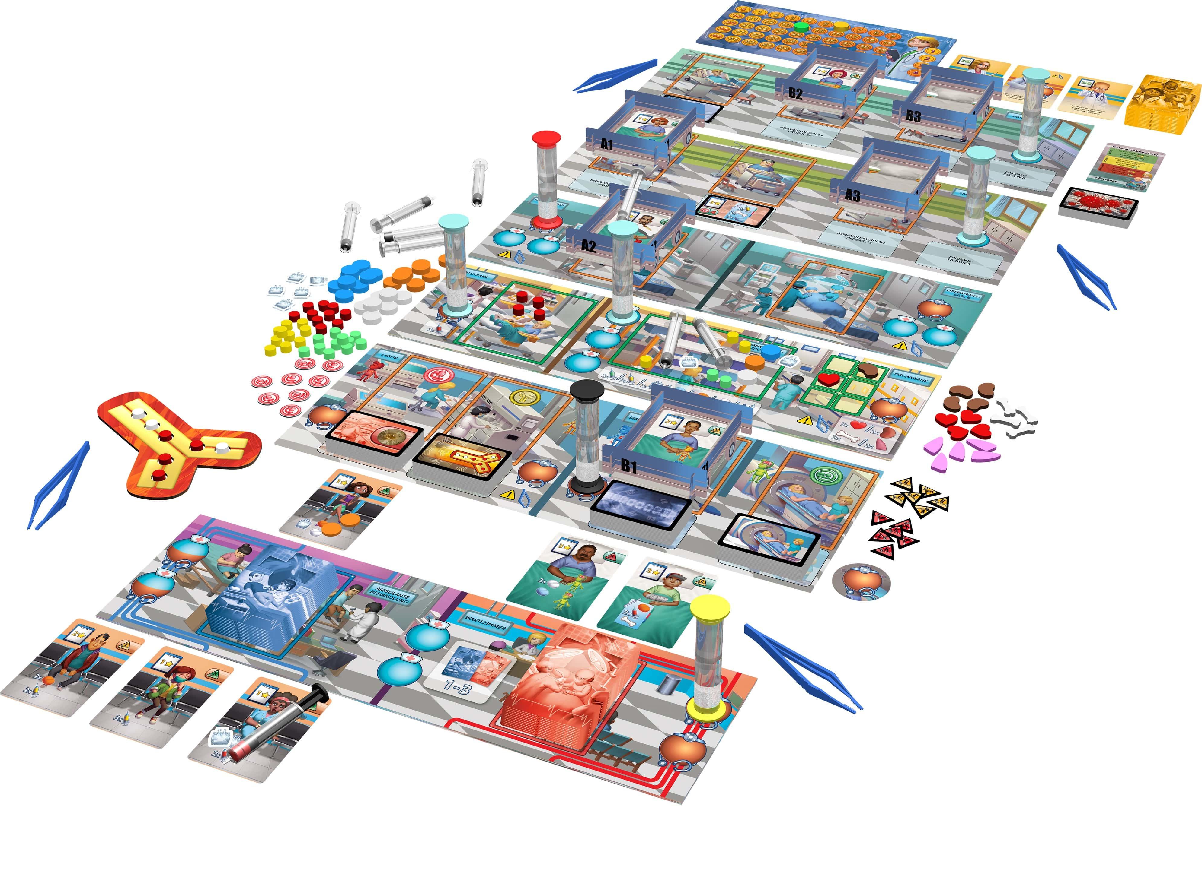 Pegasus Spiele  Pegasus Spiele Clinic Rush Gioco da tavolo Strategia 