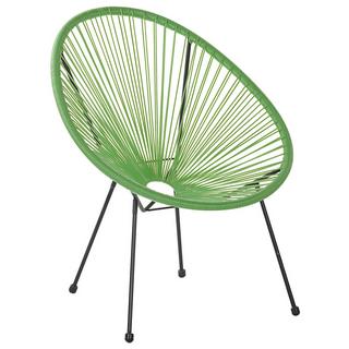 Beliani Gartenstuhl aus PE Rattan Modern ACAPULCO II  