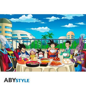 Poster - Gerollt und mit Folie versehen - Dragon Ball - Festmahl