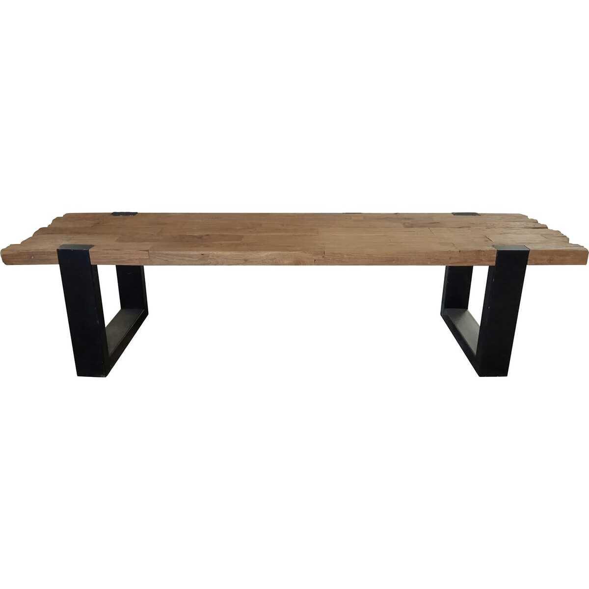 mutoni Table basse Factory finition antique 130x60x46  