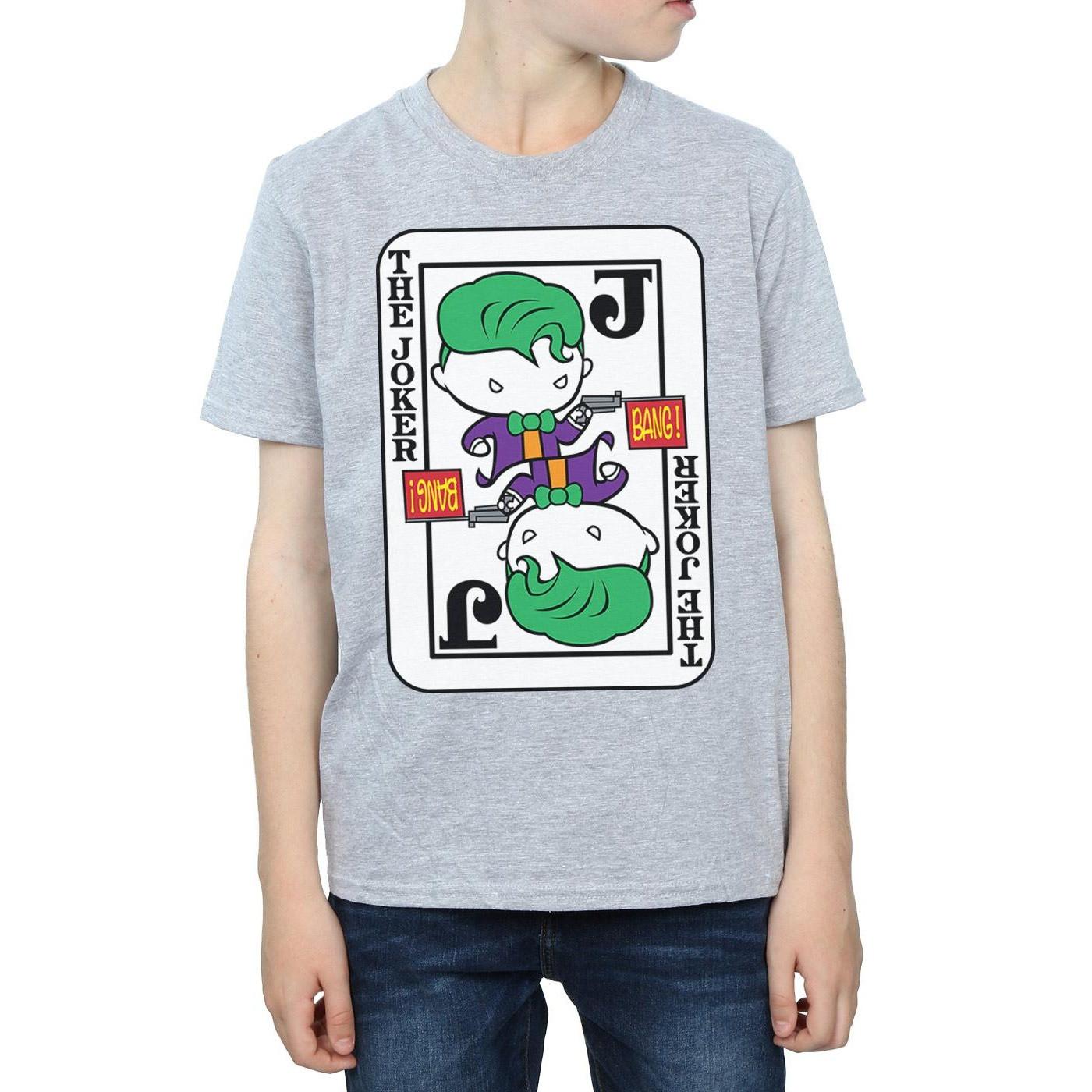 DC COMICS  Chibi Joker Playing Card TShirt 