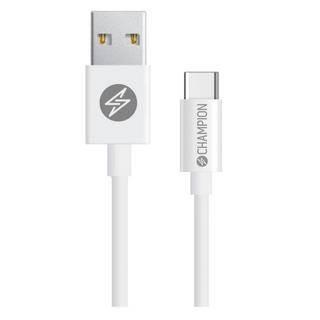 Champion  Cavo da USB-A a USB-C 3 m Bianco 