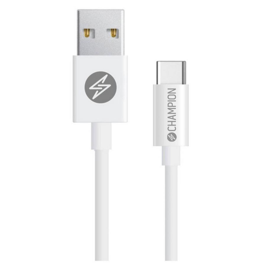 USB-A-auf-USB-C-Kabel, 3 m, Weiß
