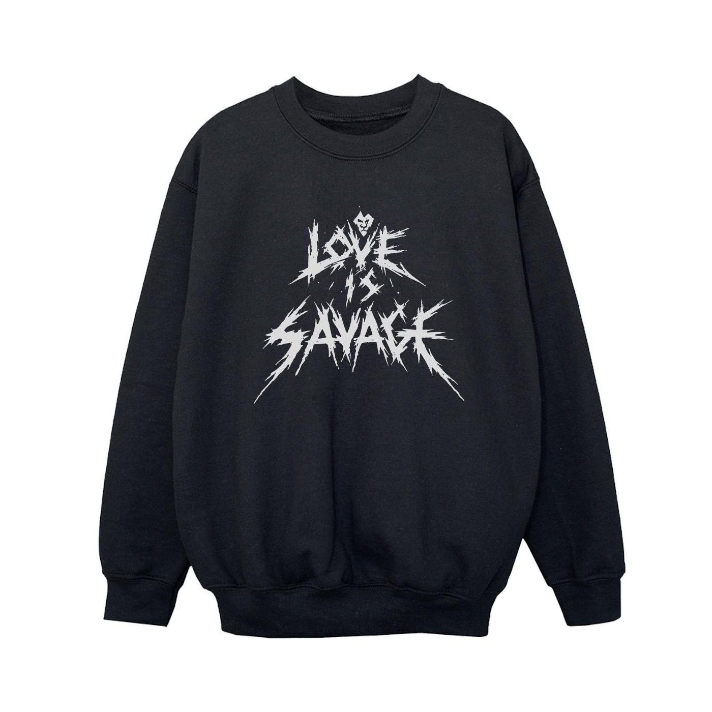 Disney  Villains Love Is Savage Sweatshirt 