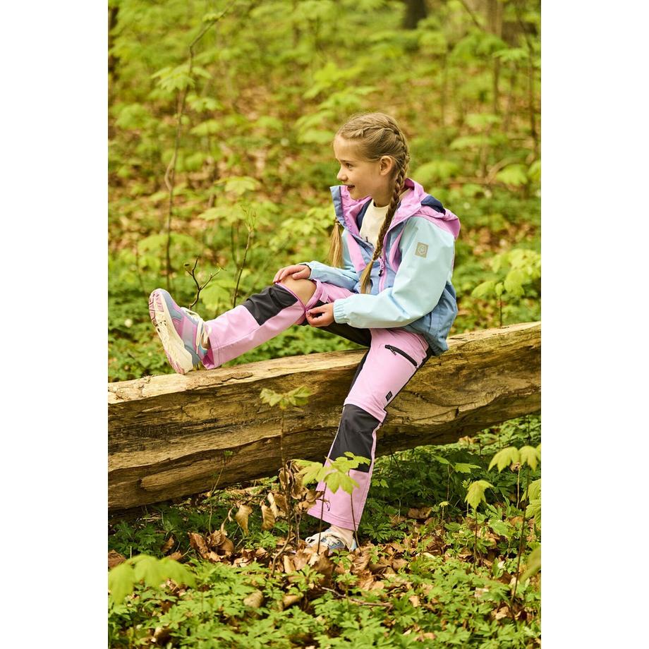 Color Kids  Zip off- Outdoorhose Orchid 