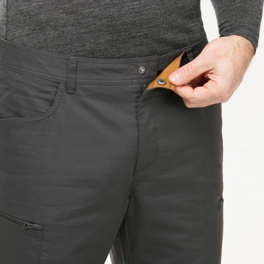 QUECHUA  Pantaloni da trekking regular fit uomo cotone 